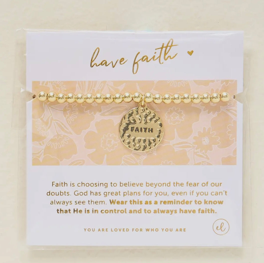 SENTIMENTAL BEADED BRACELET