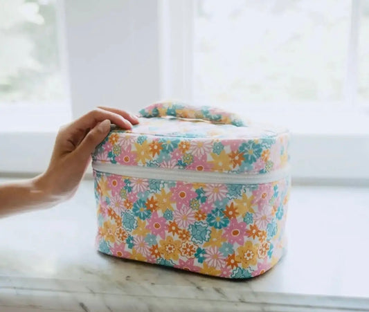 KATYDID SPRING FLOWER MAKEUP BAG