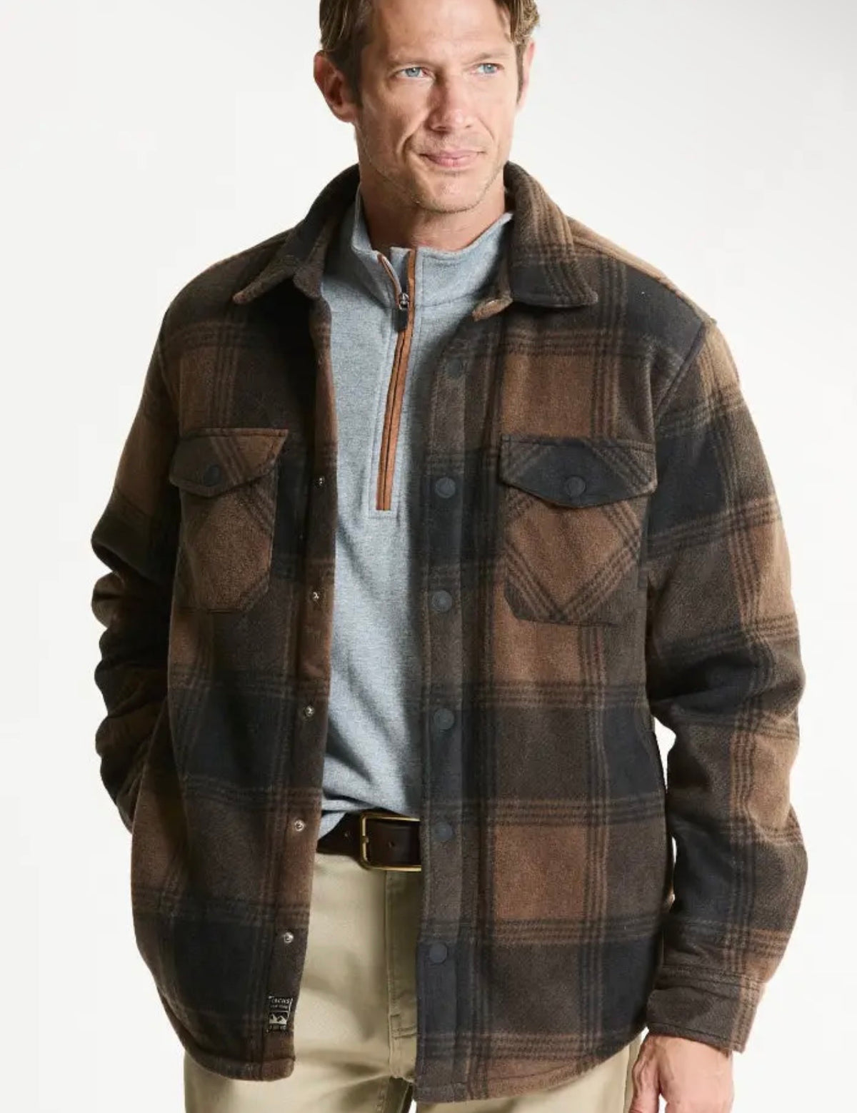 MENS SHERPA FLANNEL
