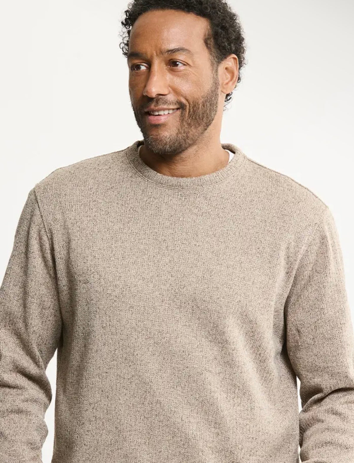 MENS TAUPE SWEATER