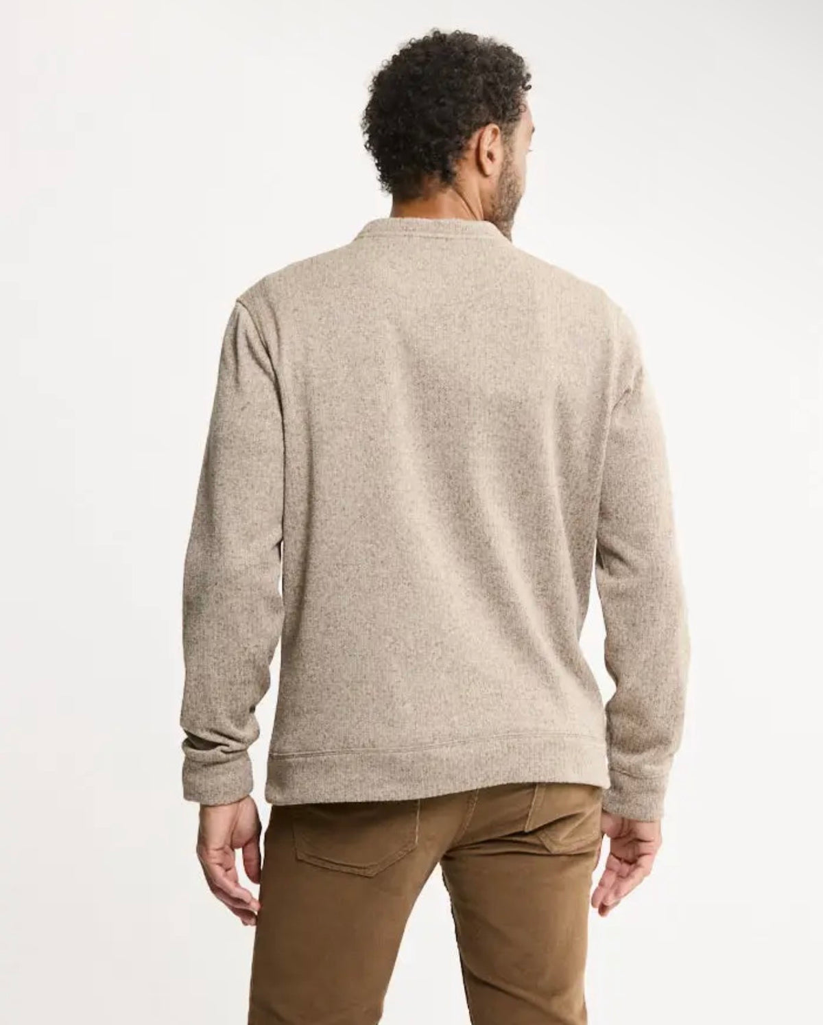 MENS TAUPE SWEATER
