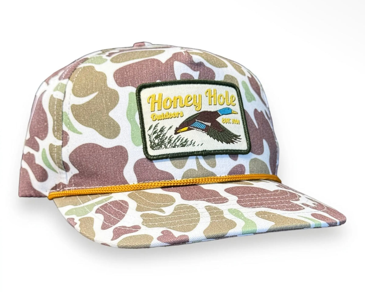 HONEY HOLE DUCK CAMO HAT