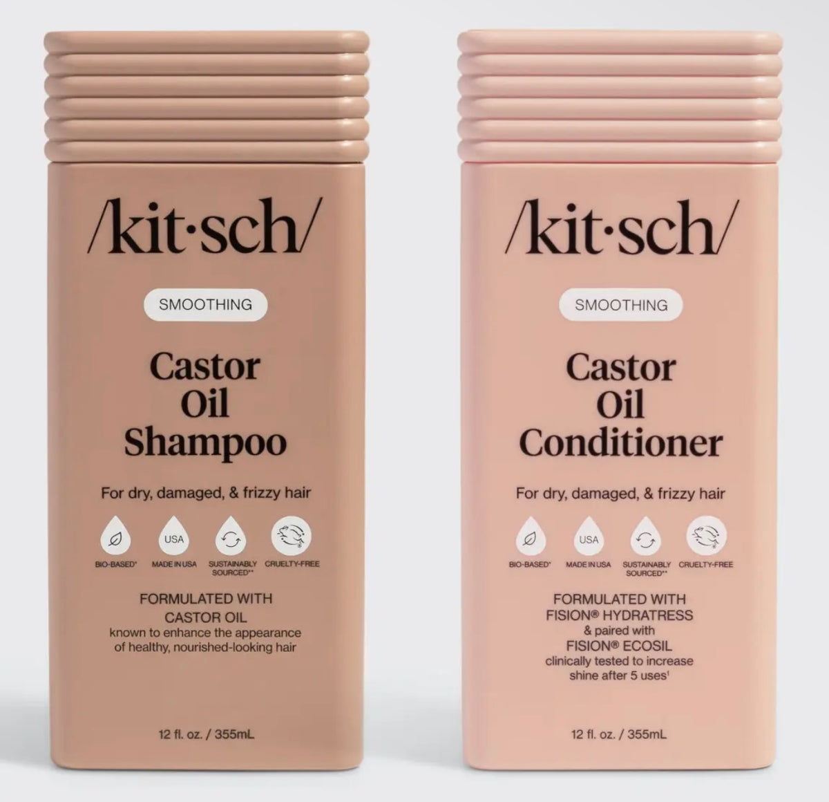 KITSCH CASTOR OIL SHAMPOO & CONDITIONER COMBO