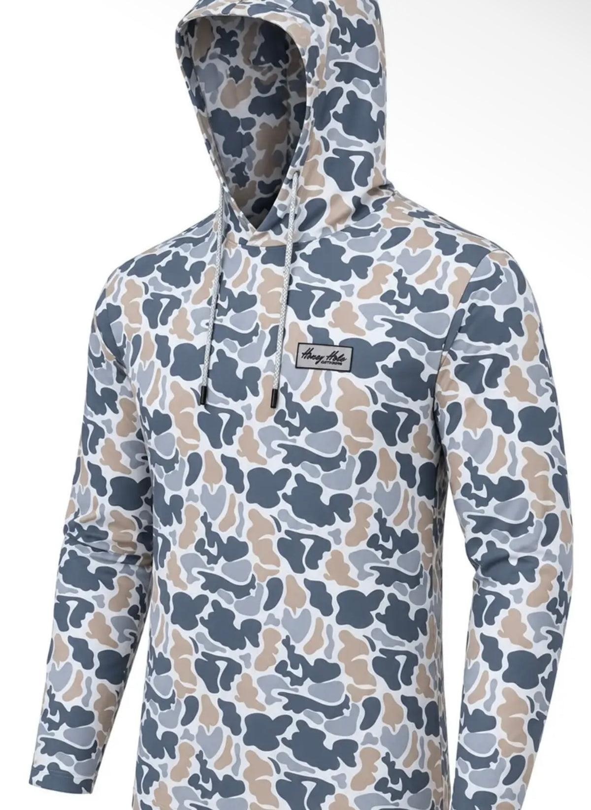 HONEY HOLE SMOKE CAMO HOODIE