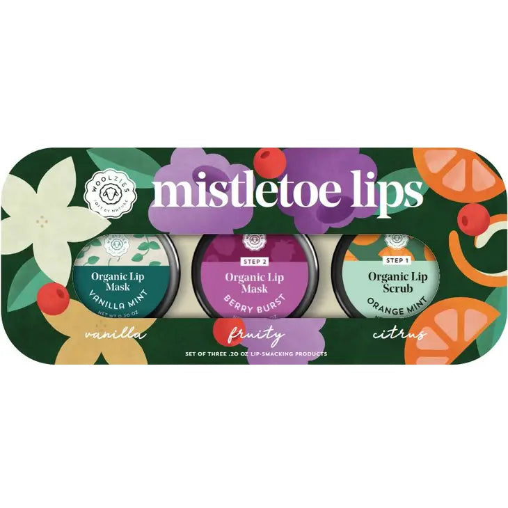 WOOLZIES - MISTLETOE LIPS (SET OF 3)