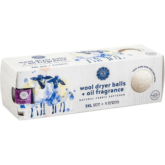 WOOLZIE - WOOL DRYERE BALL SET WITH OILS