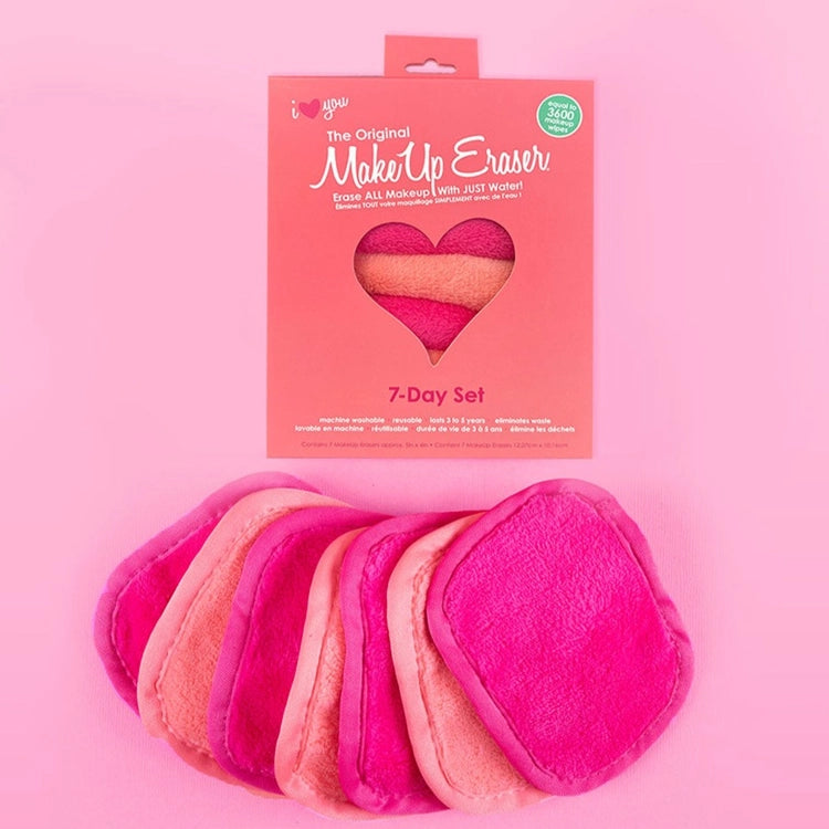 MAKE UP ERASER - I HEART YOU 7 DAY SET