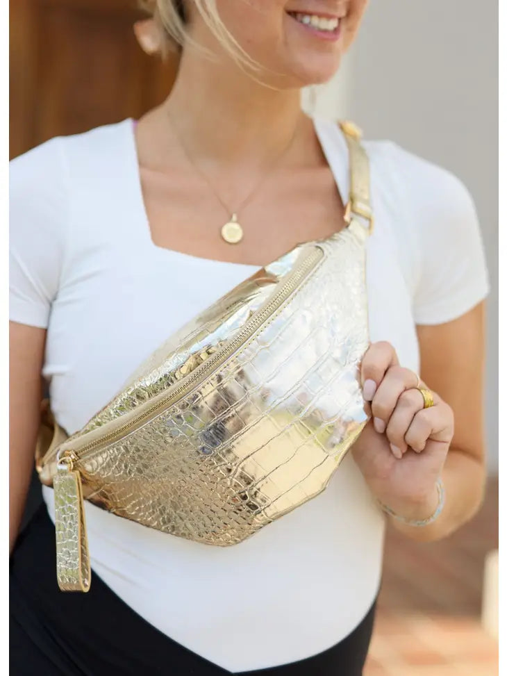 CHARLOTTE BELT BAG - GOLD