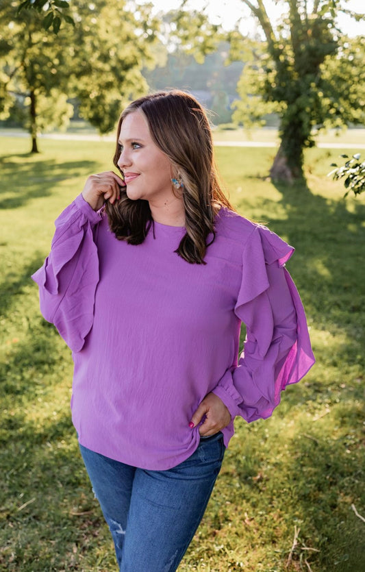 PLUM ADORABLE TOP