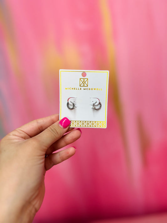 LIAM SILVER EARRINGS