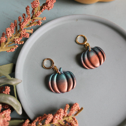 OMBRE PUMPKIN EARRINGS