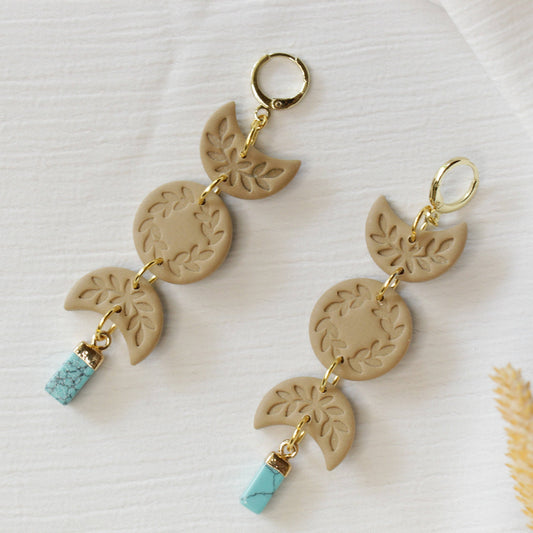 WESTERN MOONPHASES EARRINGS