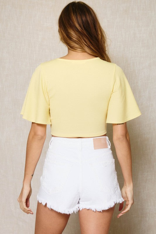 INTO YOU CROPPED TOP