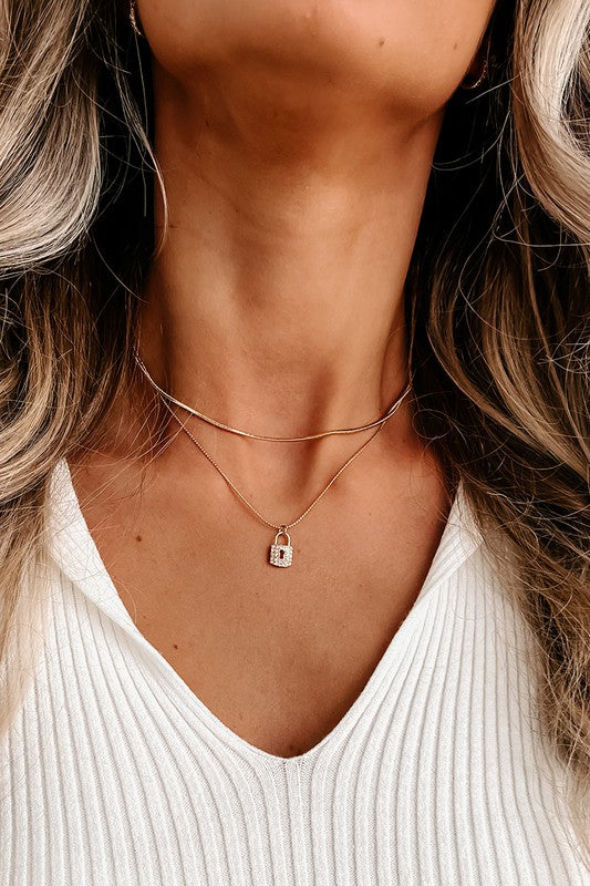 LOCK AND KEY NECKLACE