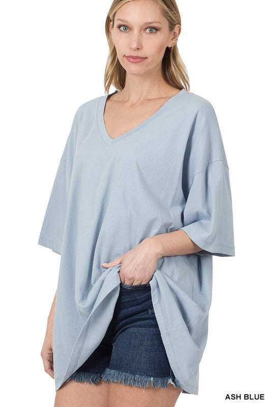 BUTTER ME UP OVERSIZED TOP