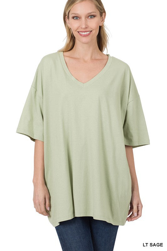 BUTTER ME UP OVERSIZED TOP