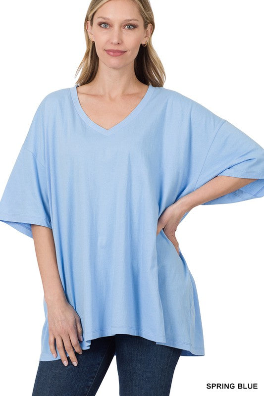 BUTTER ME UP OVERSIZED TOP