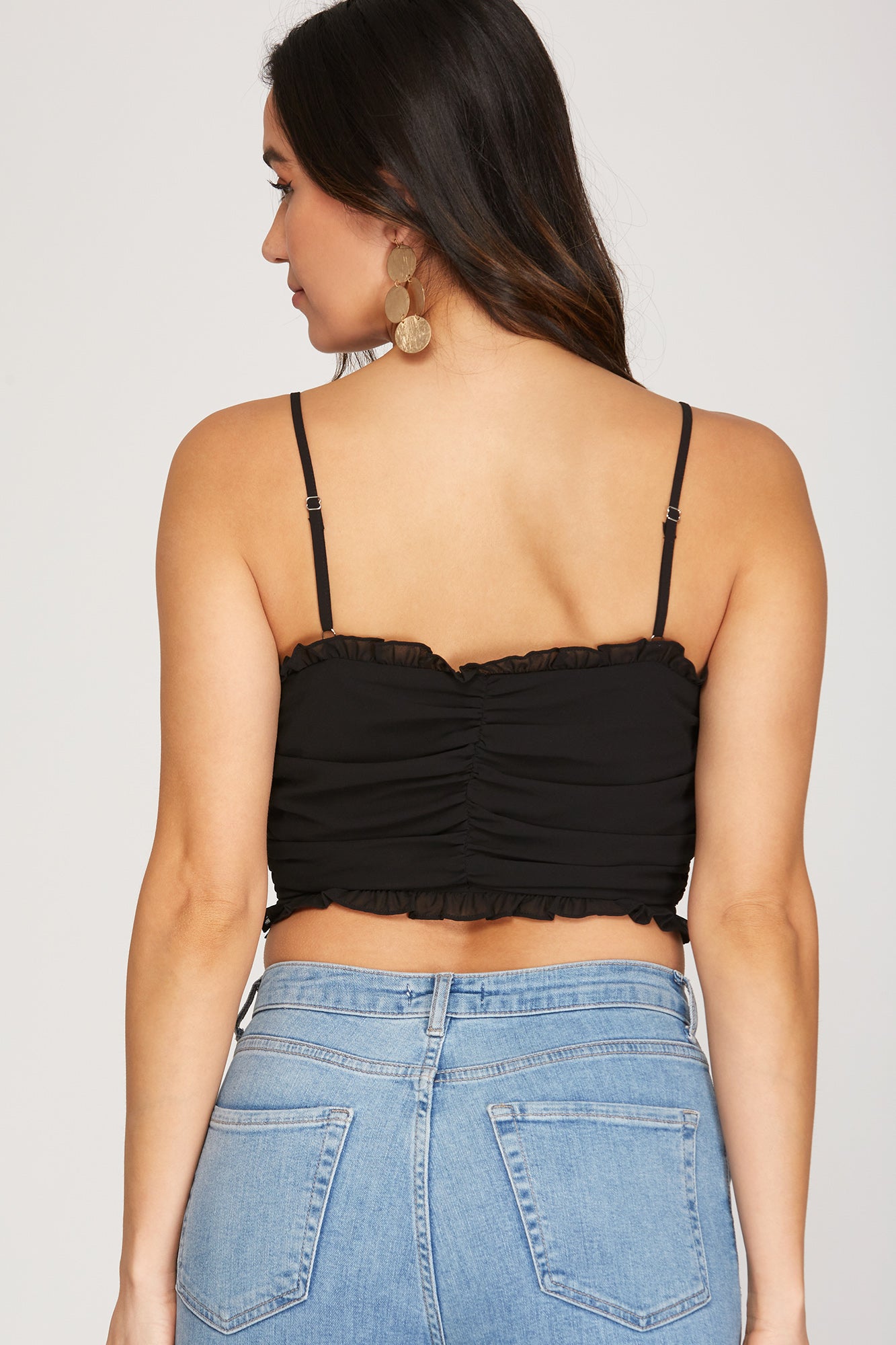 SUMMER SWEETNESS RUCHED TOP