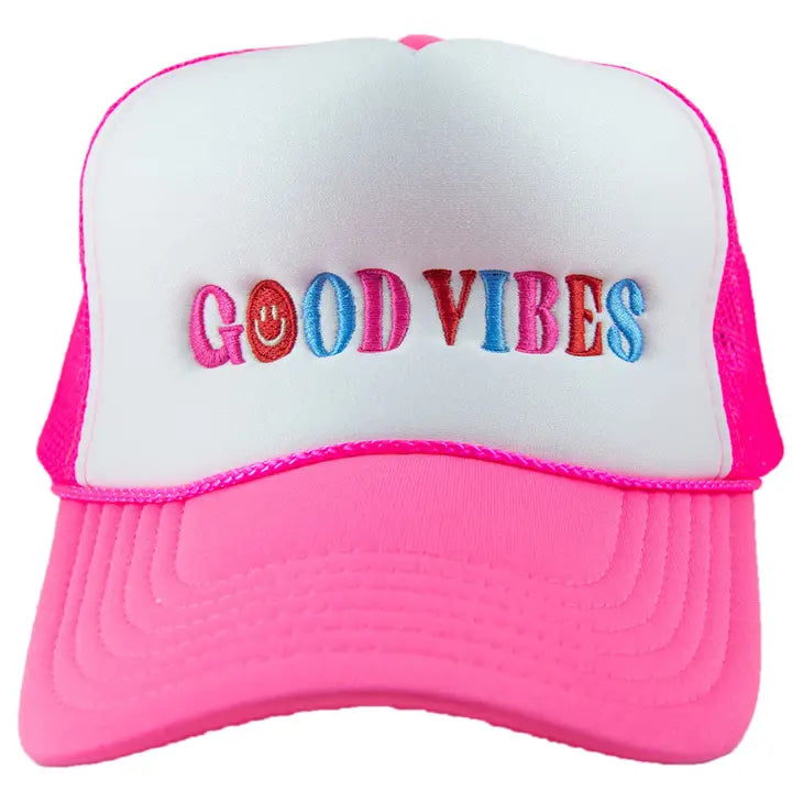 GOOD VIBES TRUCKER HAT