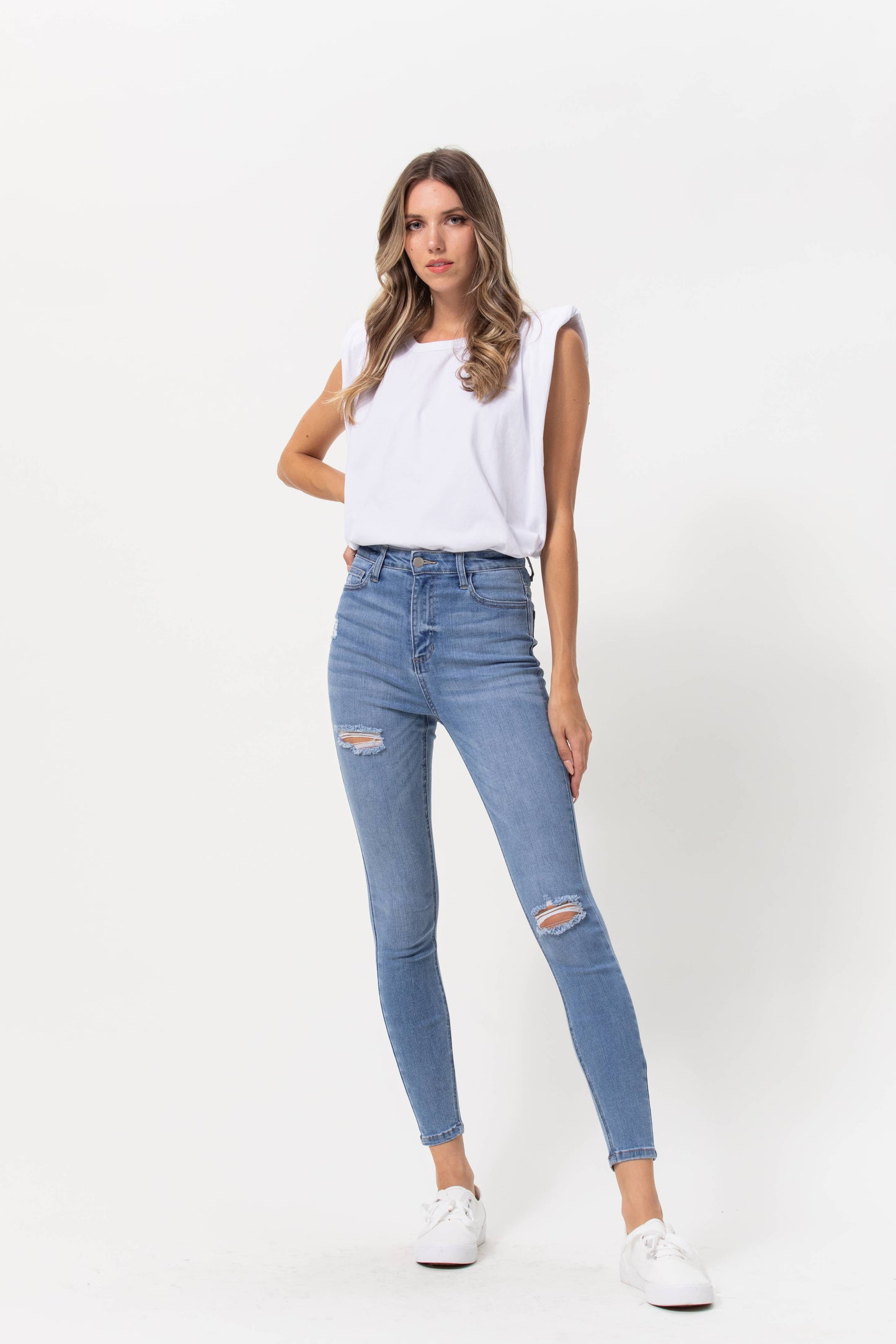 HIGH RISE SUPER SKINNY JELLY JEANS