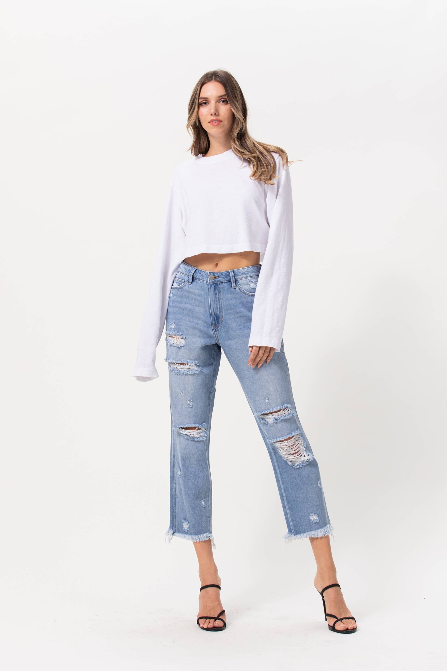 HIGH RISE MOM JELLY JEANS