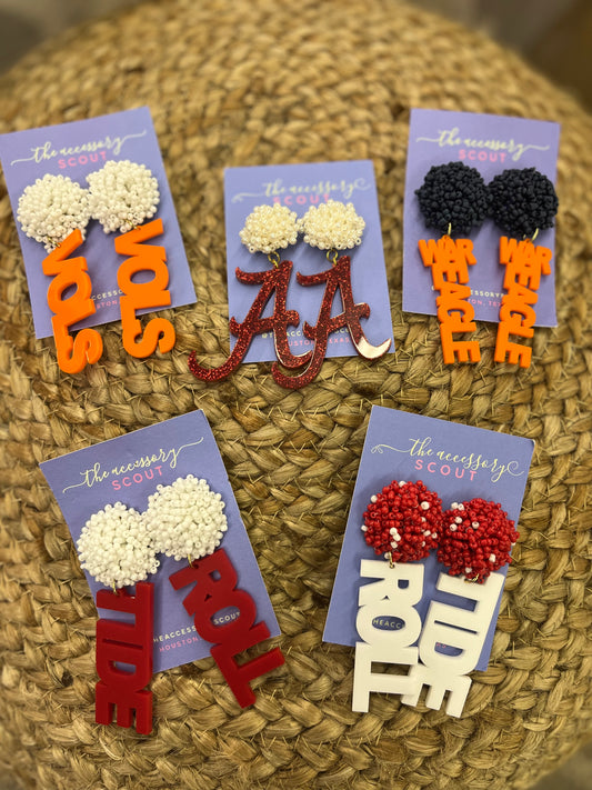 THE ACCESSORY SCOUT - SEC CUSTOM EARRINGS