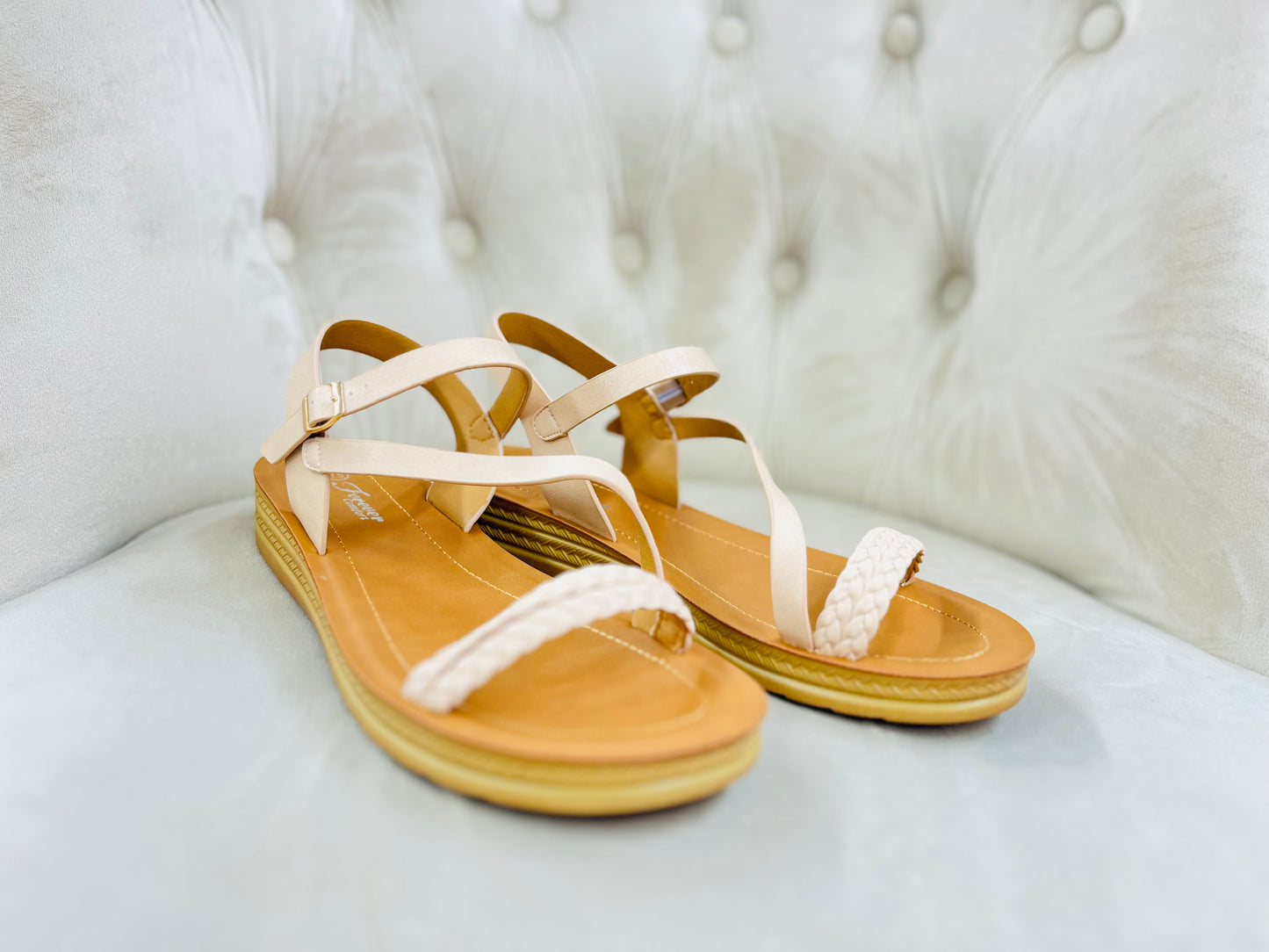 BRAIDED STRAP SANDAL